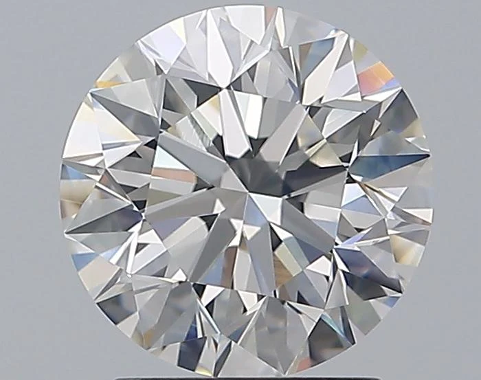 High-end 3D round brilliant diamond render with dispersion